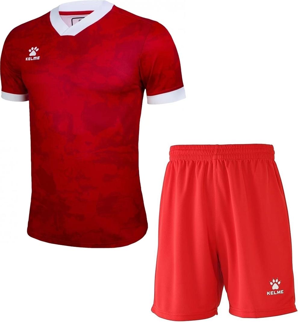 Комплект футбольной формы KELME JERSEY 9600_8351ZB1143.9600 XL Красно-белый (48341-53)
