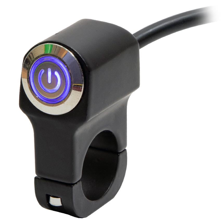 Мото переключатель на руль с влагозащитой VGEBY 08 Blue