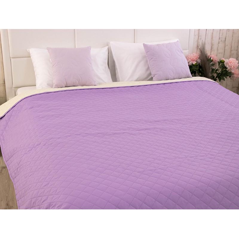 Покрывало двустороннее Руно Севилья 220x240 см Фиолетовый/Молочный (21219) - фото 5