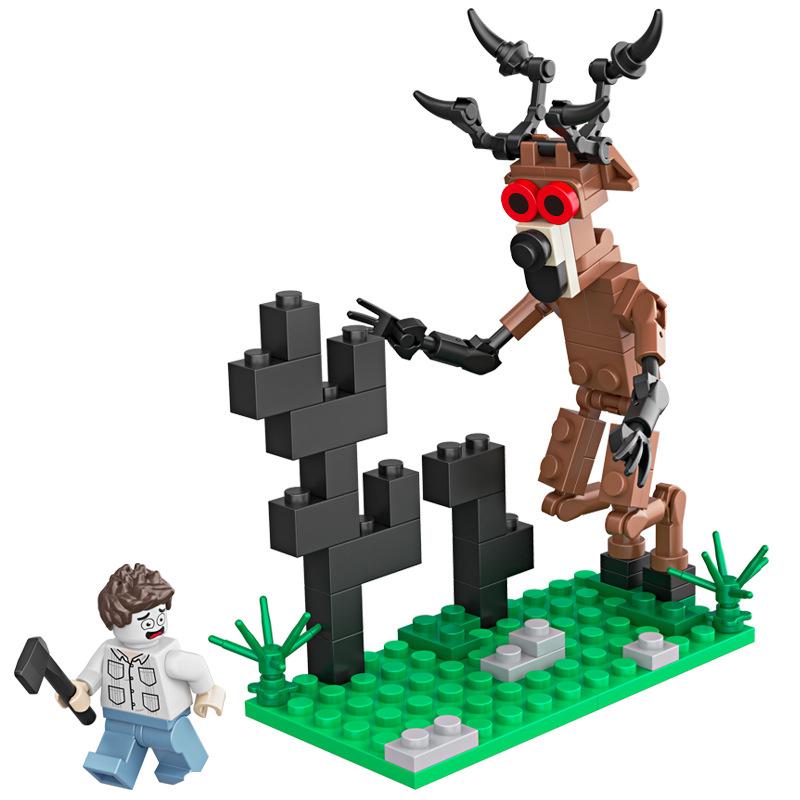 Конструктор детский Roblox 99 ночей в лесу Олень с красными глазами 111 дет. (арт EPC15294M)