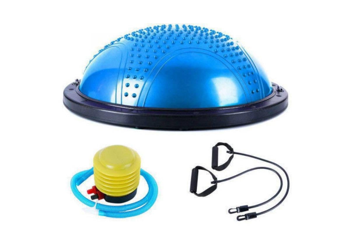 Фітбол для фітнесу з еспандерами та насос PF‑01 (17360)