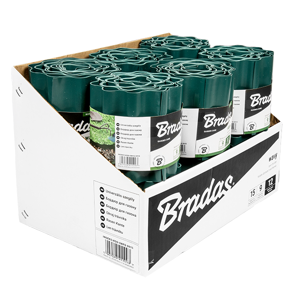 Бордюр газонний хвилястий 9 м/10 см Зелений (OBFG 0910-02) - фото 2 Бордюр газонний хвилястий 9 м/10 см Зелений (OBFG 0910-02) - фото 2