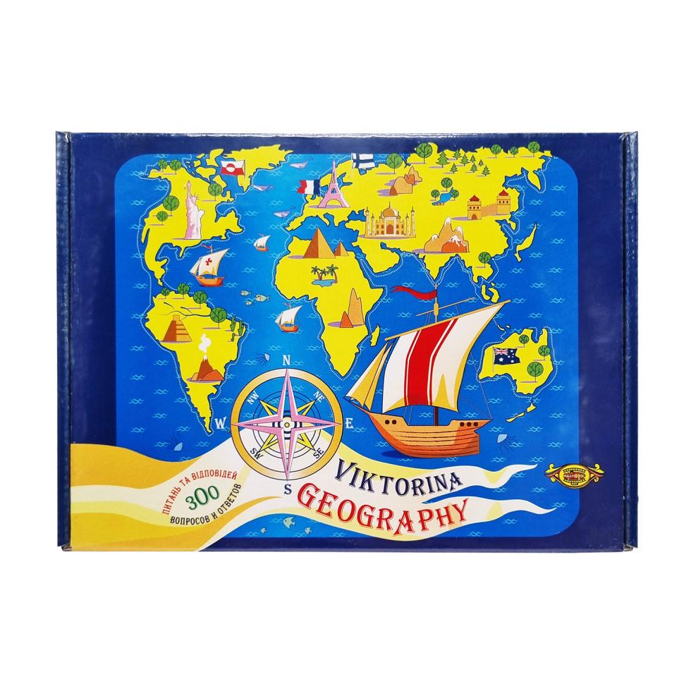 Гра Географічна вікторина Майстер MKL1004 300 питань (RLT31144)
