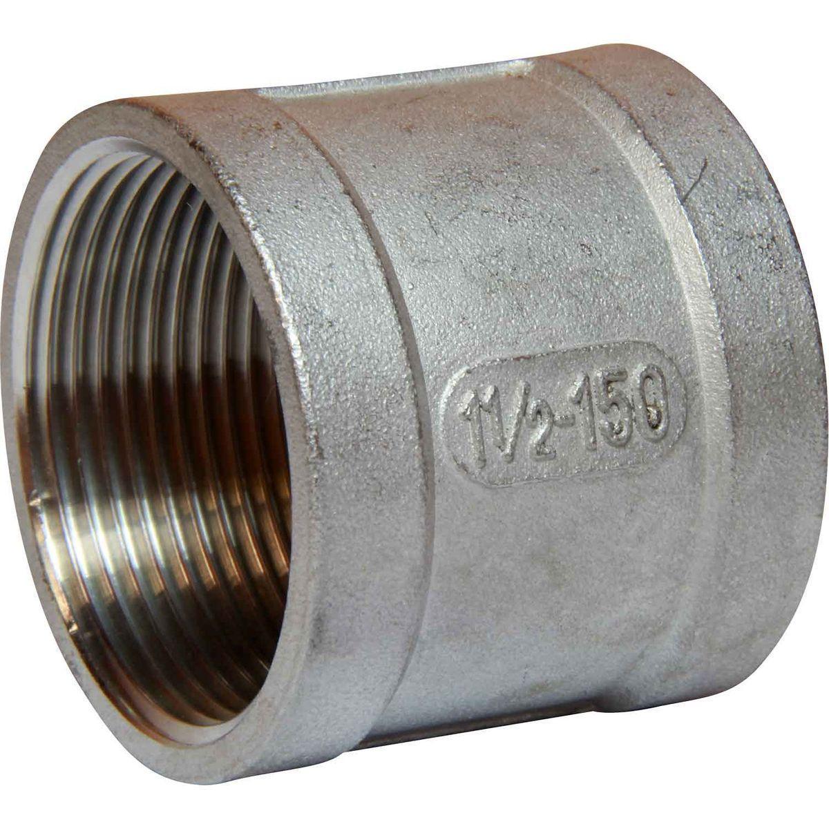 Муфта соединительная внутренняя резьба BSP 1" х BSP 1" нержавеющая сталь AISI316 (27615399)