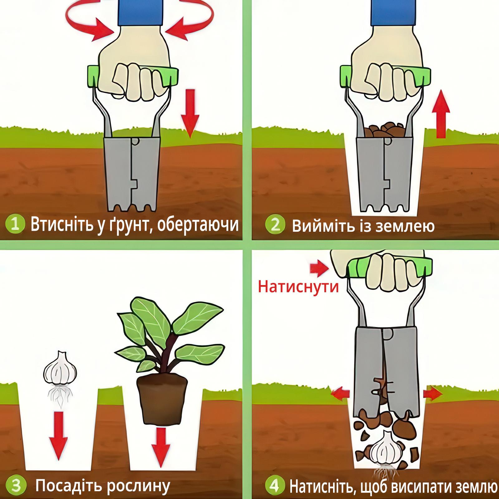 Конус посадковий для розсади та цибулинних рослин - фото 5 Конус посадковий для розсади та цибулинних рослин - фото 5
