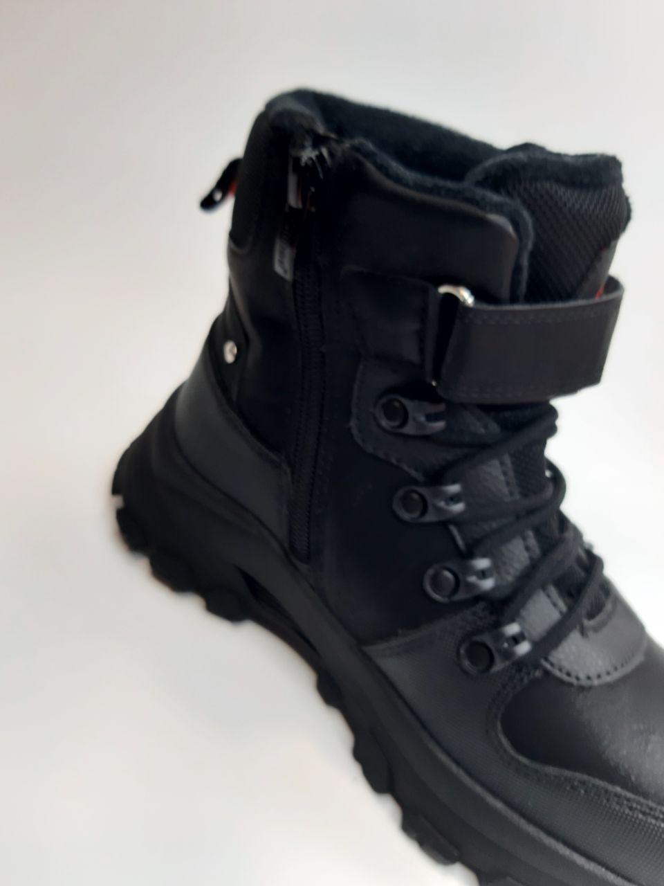 Ботинки зимние Clibee для мальчика р. 34 22,5 см Черный (616 HС black) - фото 3 Ботинки зимние Clibee для мальчика р. 34 22,5 см Черный (616 HС black) - фото 3