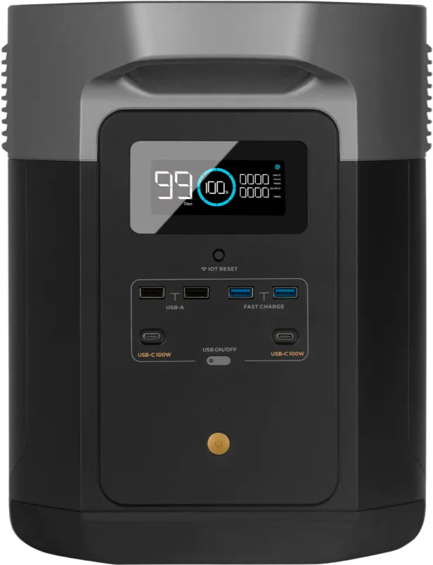 Зарядная станция EcoFlow Delta Max 1600 Вт/ч Черный
