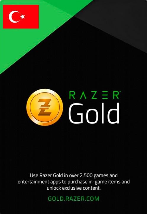 Електронний ключ Razer Gold TL10 Turkey регіон (000116)