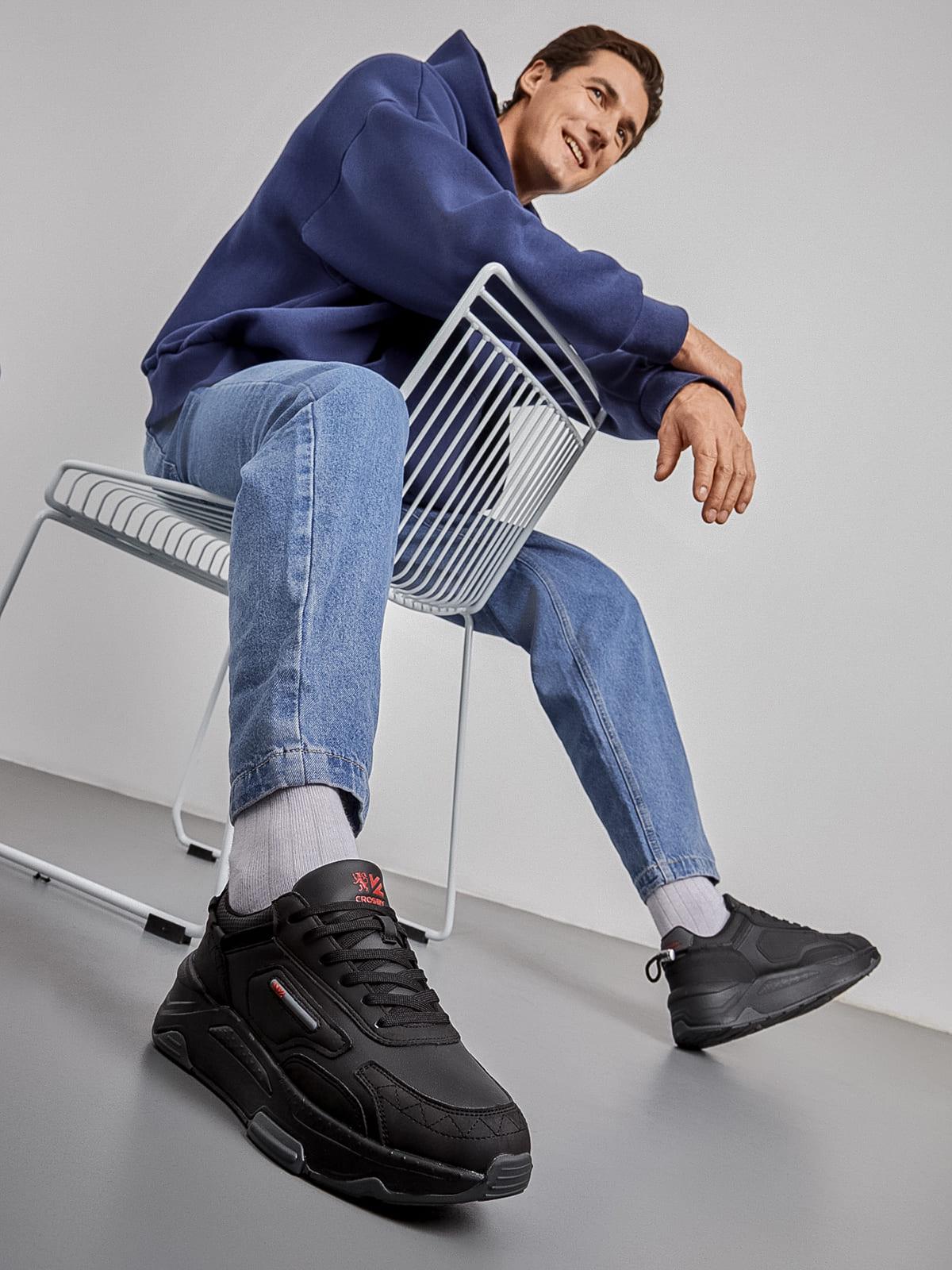 Кроссовки мужские CROSBY 92531245 р. 40 Черный (9253124540) - фото 7