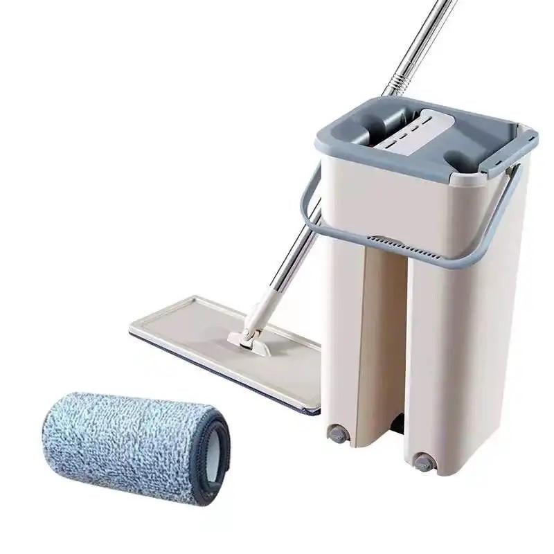 Швабра и ведро Bodasan с отжимом и полосканием (T1000)