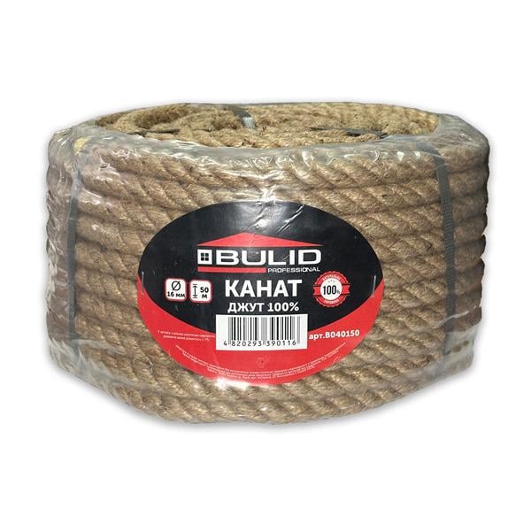 Канат джутовый Bulid 16 мм 50 м (2896058003)