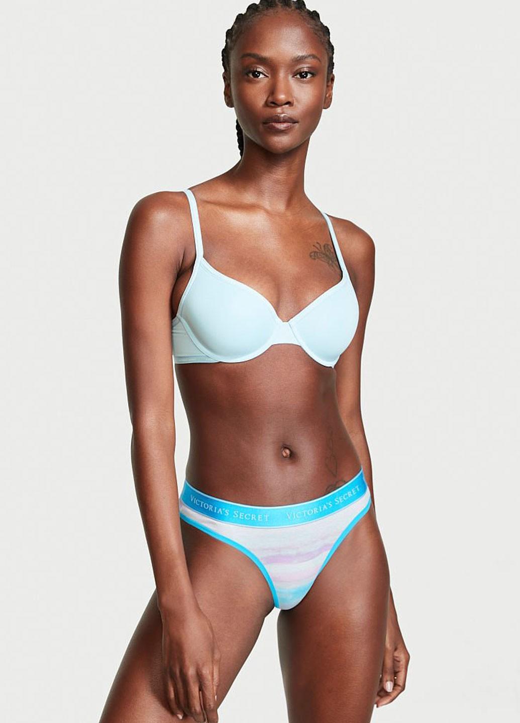 Женские трусы Victoria's Secret 3560000813609QFSM M Голубой (51953829)