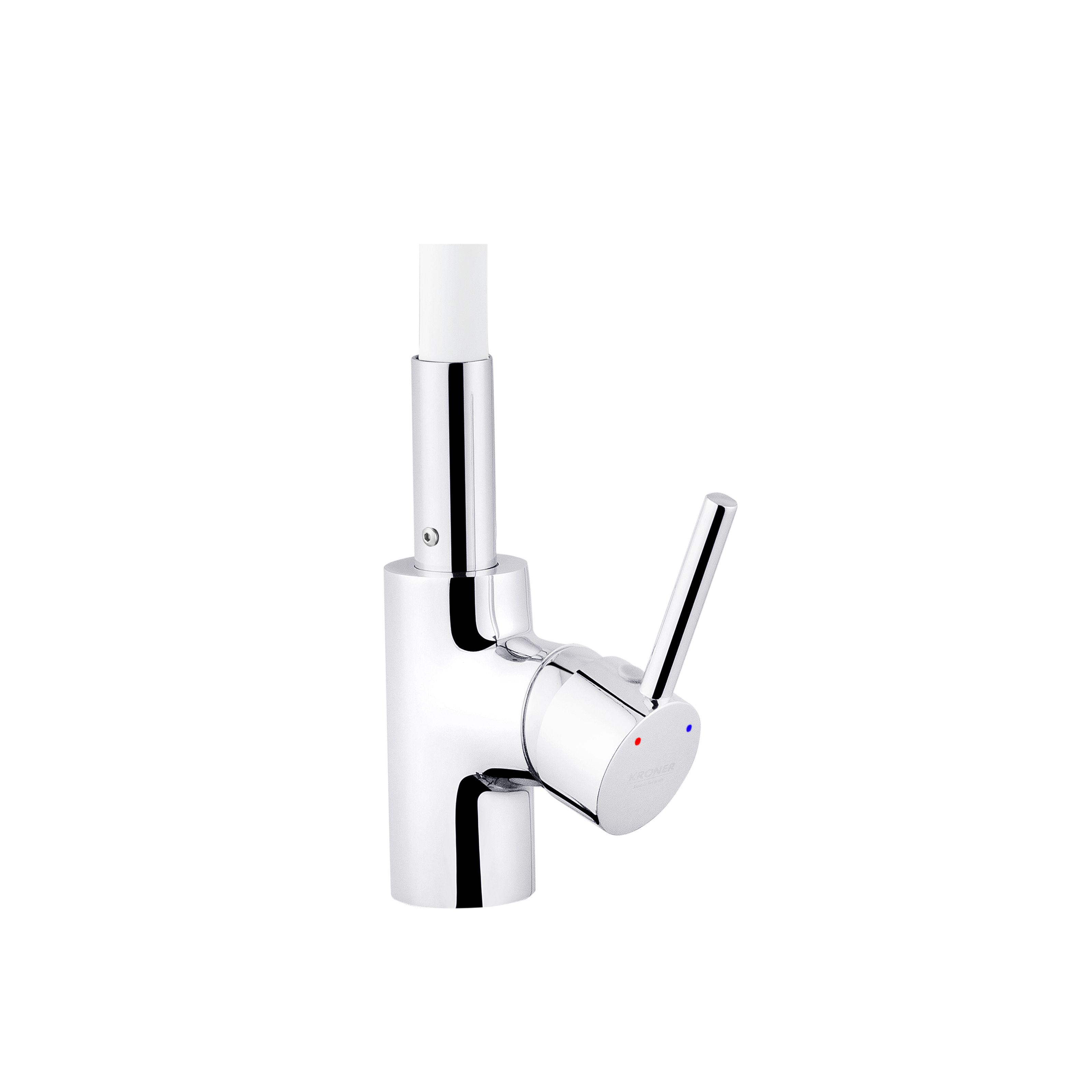 Смеситель для кухни KRONER Küche-C031WHI CV024335 с гибким изливом Белый (136385) - фото 5 Смеситель для кухни KRONER Küche-C031WHI CV024335 с гибким изливом Белый (136385) - фото 5