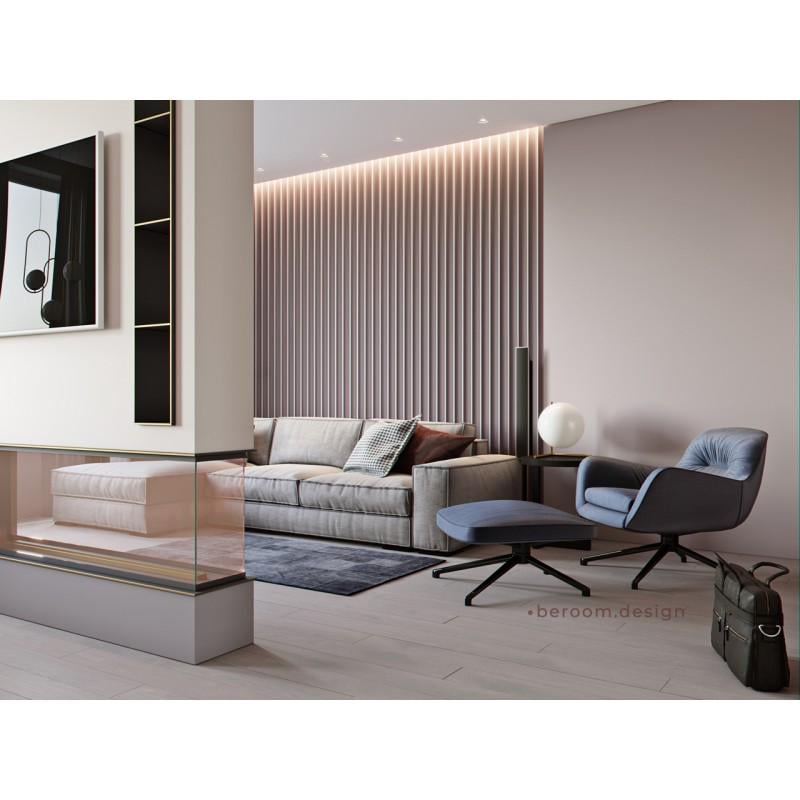 Панель гипсовая 3D Рейка до 3 000 мм (2026) - фото 9 Панель гипсовая 3D Рейка до 3 000 мм (2026) - фото 9