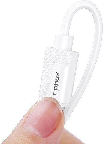 Зарядка T-Phox Mini 12W 2.4A + Micro cable 1.2m (White) (Mini(W)+ Micro) - фото 2