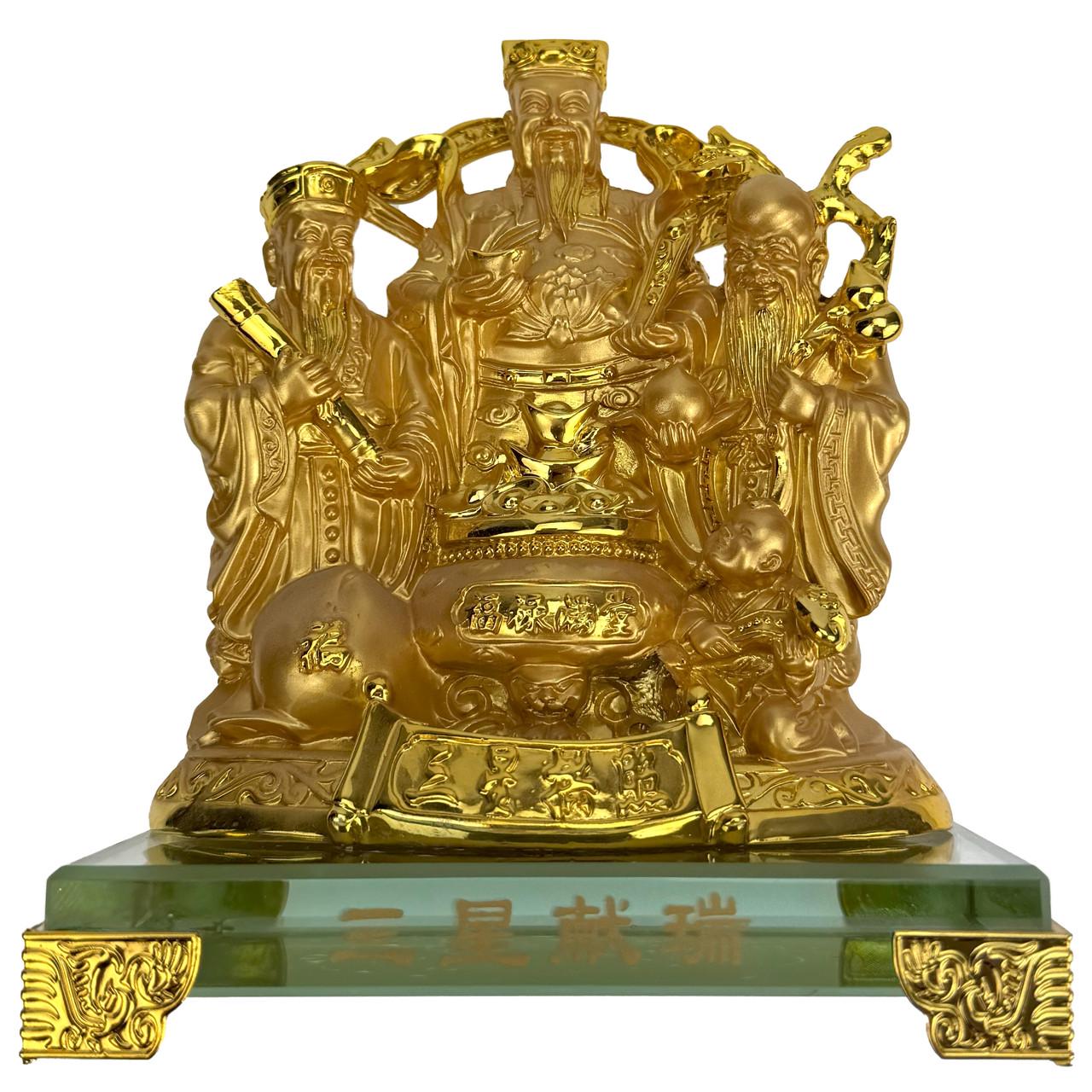 Статуетка зоряні старці на скляній підставці 15х12х8,5 см (C6006) Статуетка зоряні старці на скляній підставці 15х12х8,5 см (C6006)