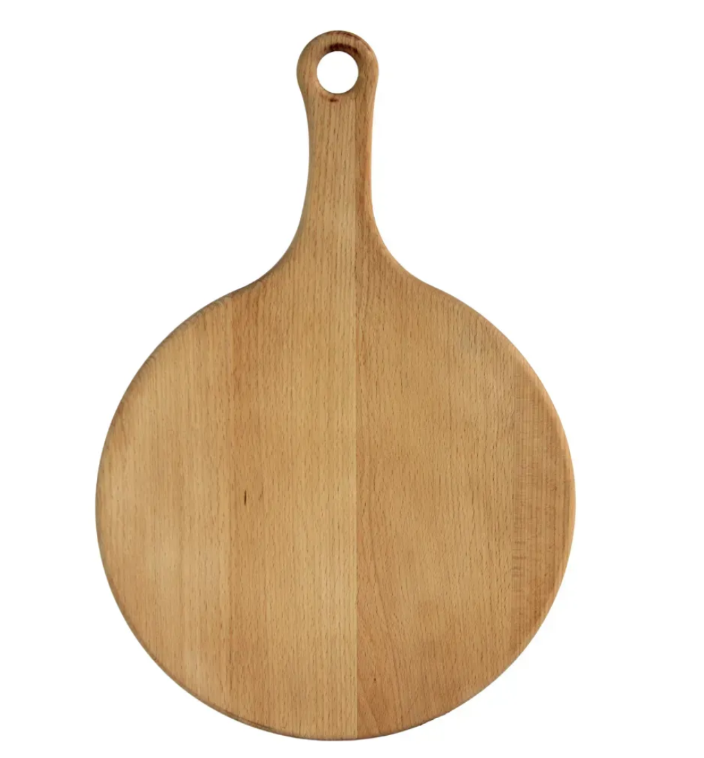 Доска кухонная с ручкой TOSCANA 24 см деревянная (D019)