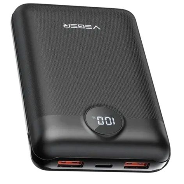 Повербанк портативное Veger V2053 зарядное устройство для 20000mAh Черный Повербанк портативное Veger V2053 зарядное устройство для 20000mAh Черный