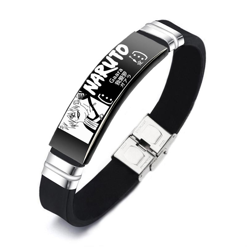 Браслет Gaara из медицинской стали на силиконовом ремешке 20 см (BSS-125)