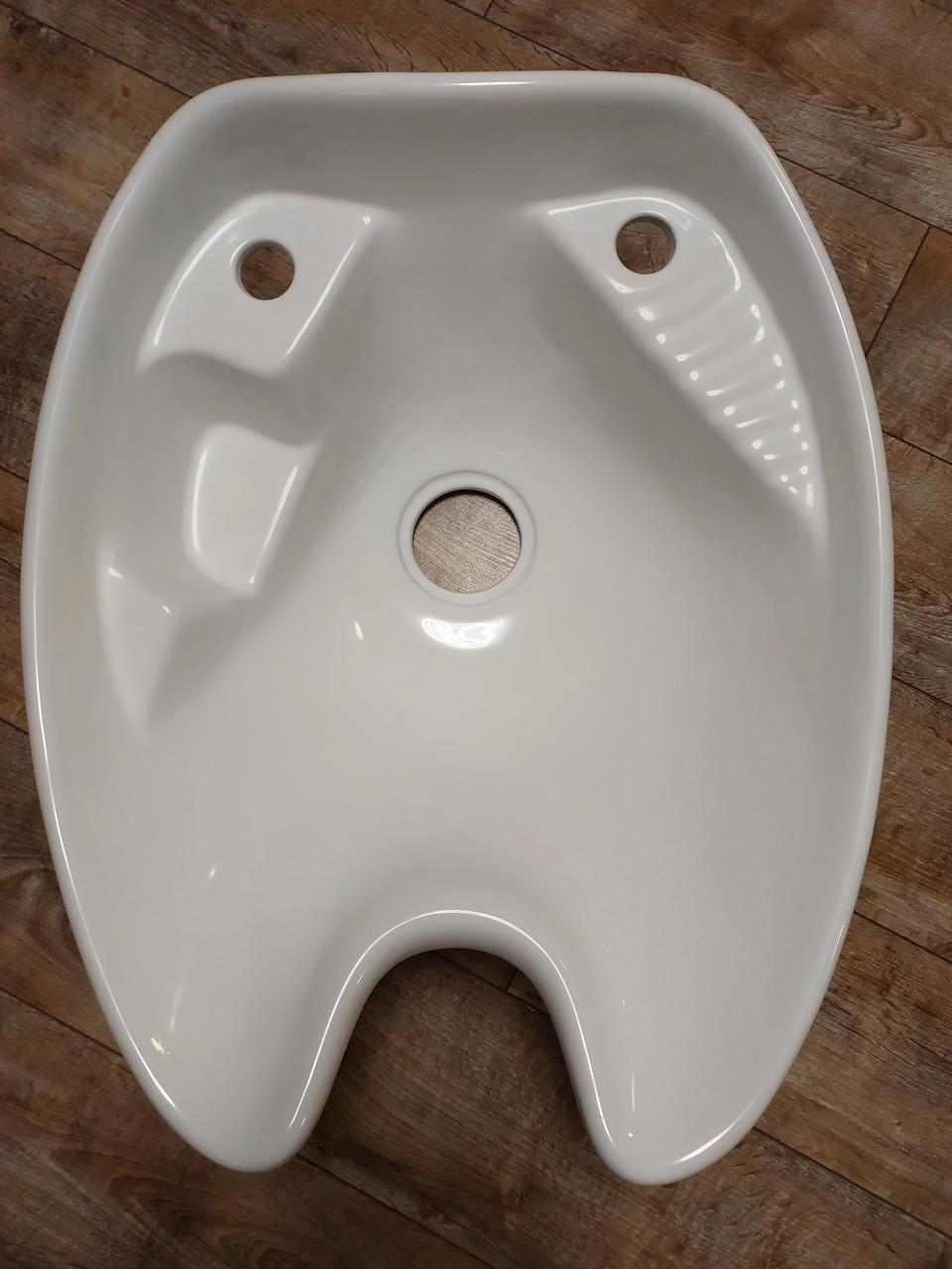 Раковина керамічна до перукарської мийки ДенІС professional 020 COSMO Білий (1453070561) - фото 7