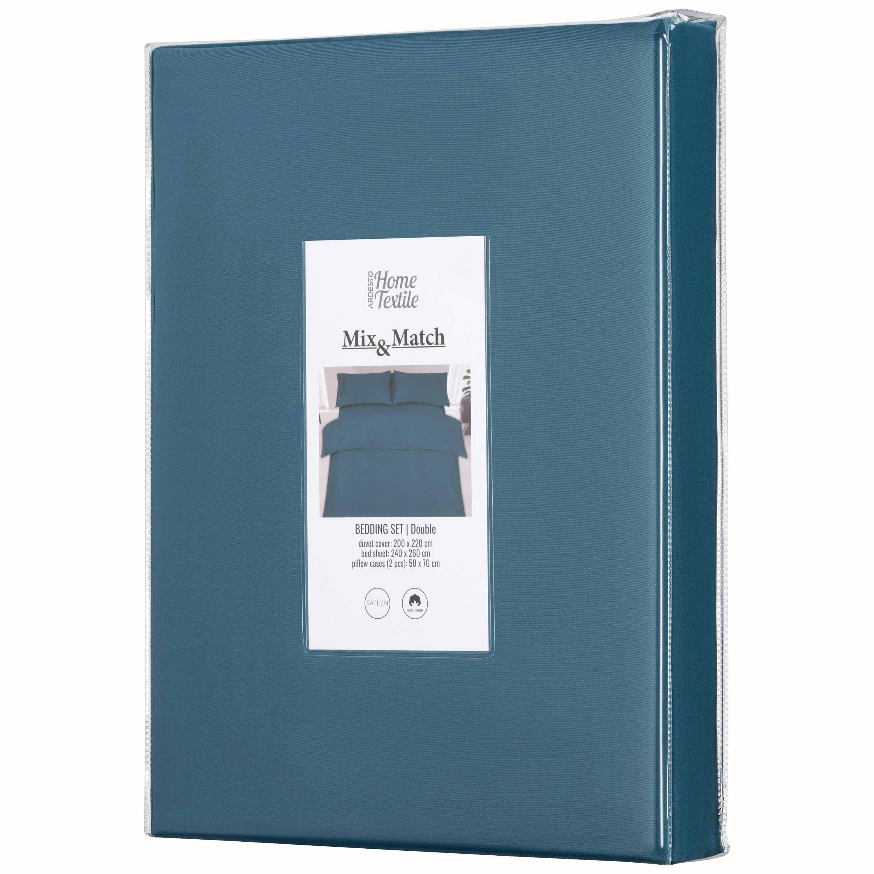 Комплект постельного белья Ardesto Mix&Match двуспальный 200х220 см Океан (ART2022SB) - фото 2 Комплект постельного белья Ardesto Mix&Match двуспальный 200х220 см Океан (ART2022SB) - фото 2