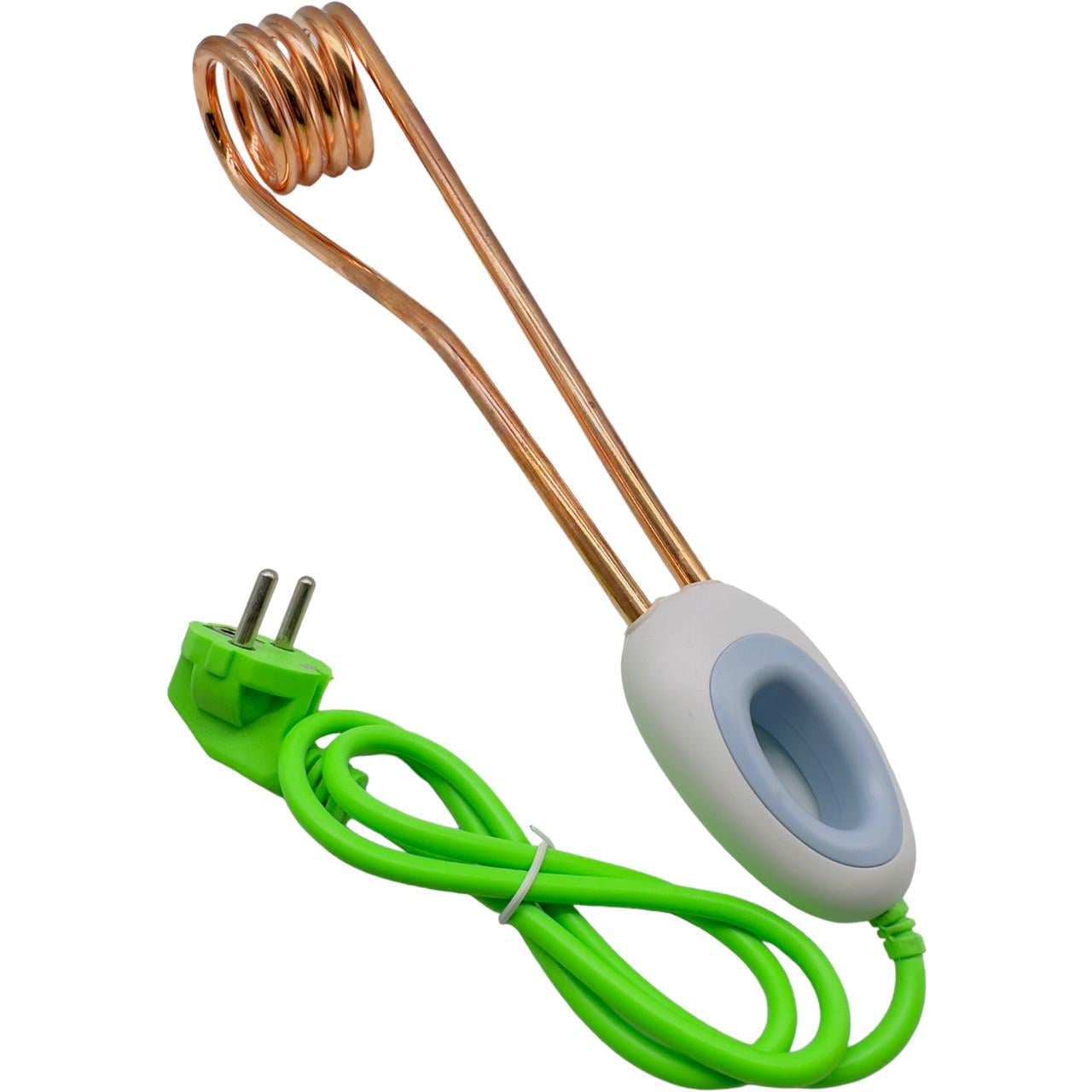 Кип'ятильник посилений з заземленням 1,5 кВт Зелений (33542241)