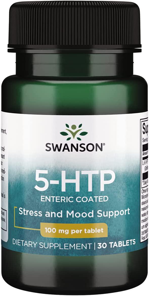 Витамины 5-HTP Enteric Coated 100 мг 30 таблеток Витамины 5-HTP Enteric Coated 100 мг 30 таблеток