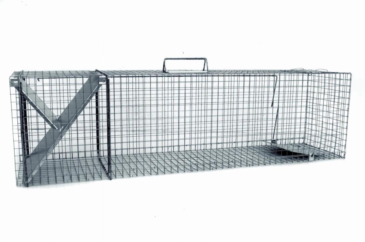 Ловушка металлическая для куниц/ласок/крыс/котов Zielonalapka 1 вход 122х29х31 см (2861495954)