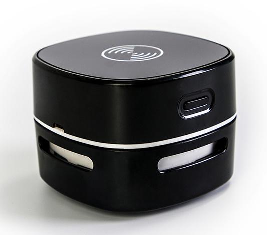 Мини-пылесос портативный Dooda для рабочего стола с беспроводной зарядкой Черный (DOD-065C02)