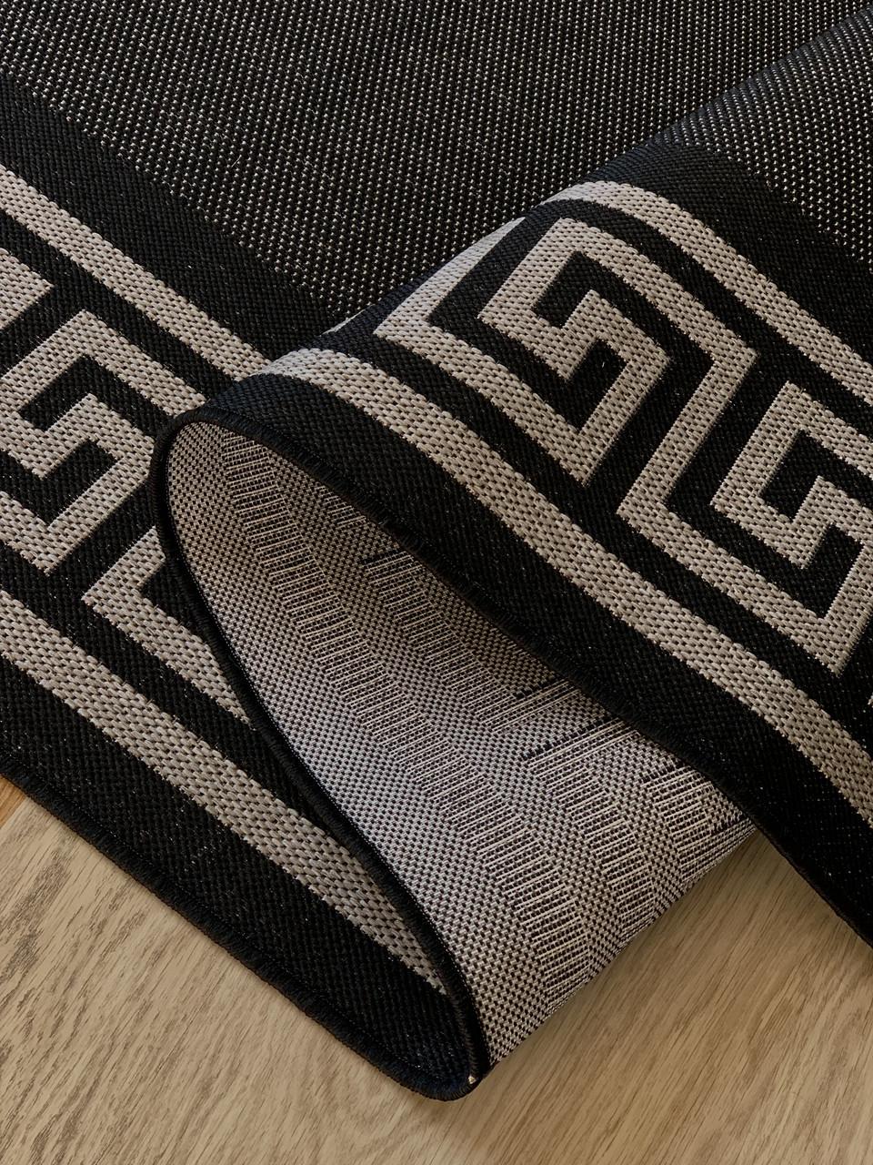 Килим безворсовий абстрактний 120х170 см Сірий (2673932463) - фото 6 Килим безворсовий абстрактний 120х170 см Сірий (2673932463) - фото 6