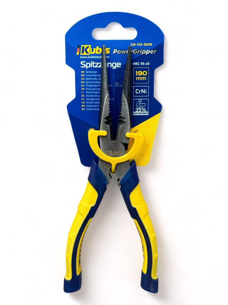 Долгогубцы Kubis ProGripper HRC 55-60 190 мм (02-03-5219) Долгогубцы Kubis ProGripper HRC 55-60 190 мм (02-03-5219)