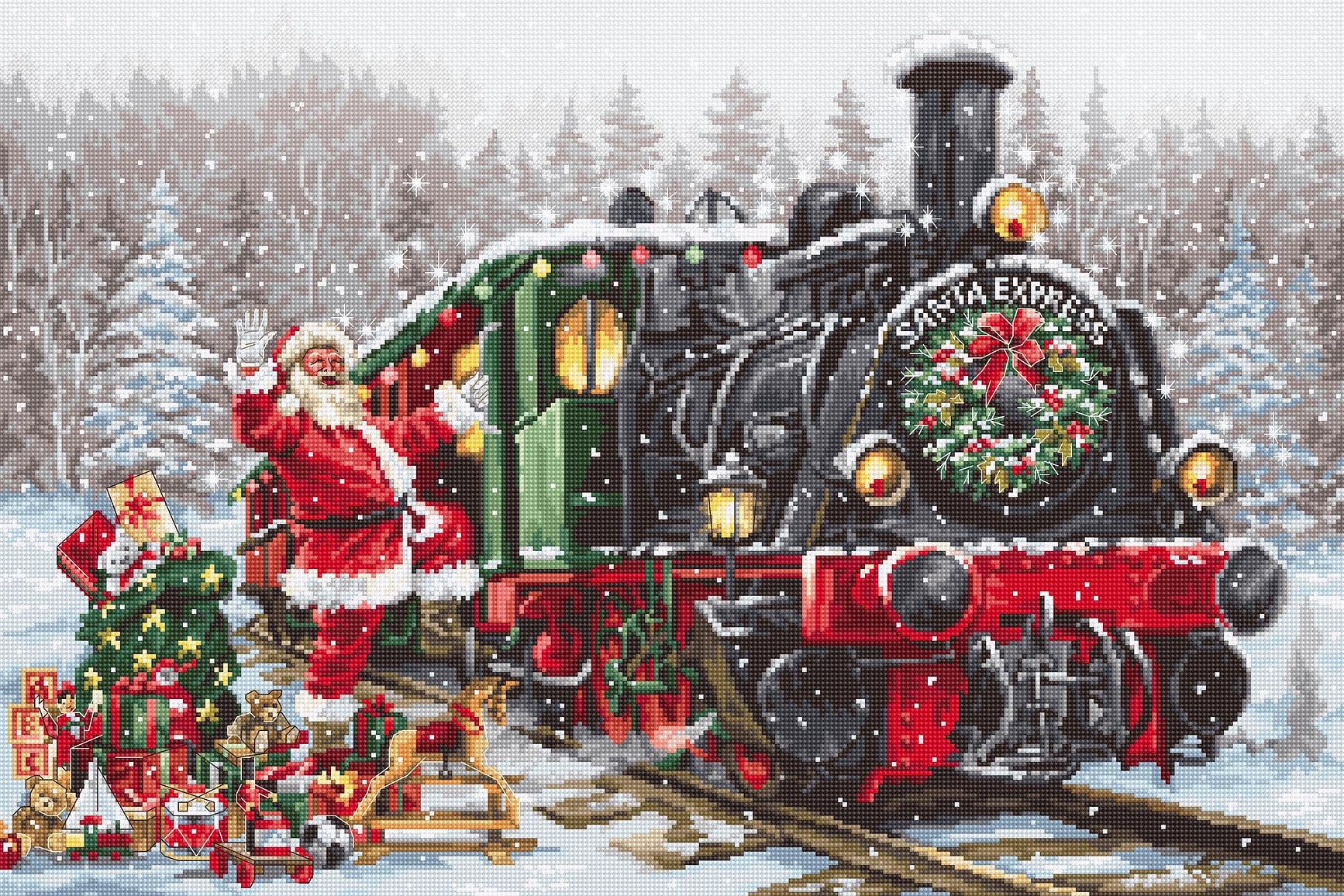 Набор для вышивания крестиком Luca-S B2397 Santa`s Express (B2397)