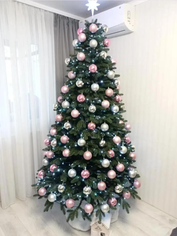 Штучна ялинка лита Преміум з підставкою 2,30 м Зелений (NYT15301) - фото 5 Штучна ялинка лита Преміум з підставкою 2,30 м Зелений (NYT15301) - фото 5