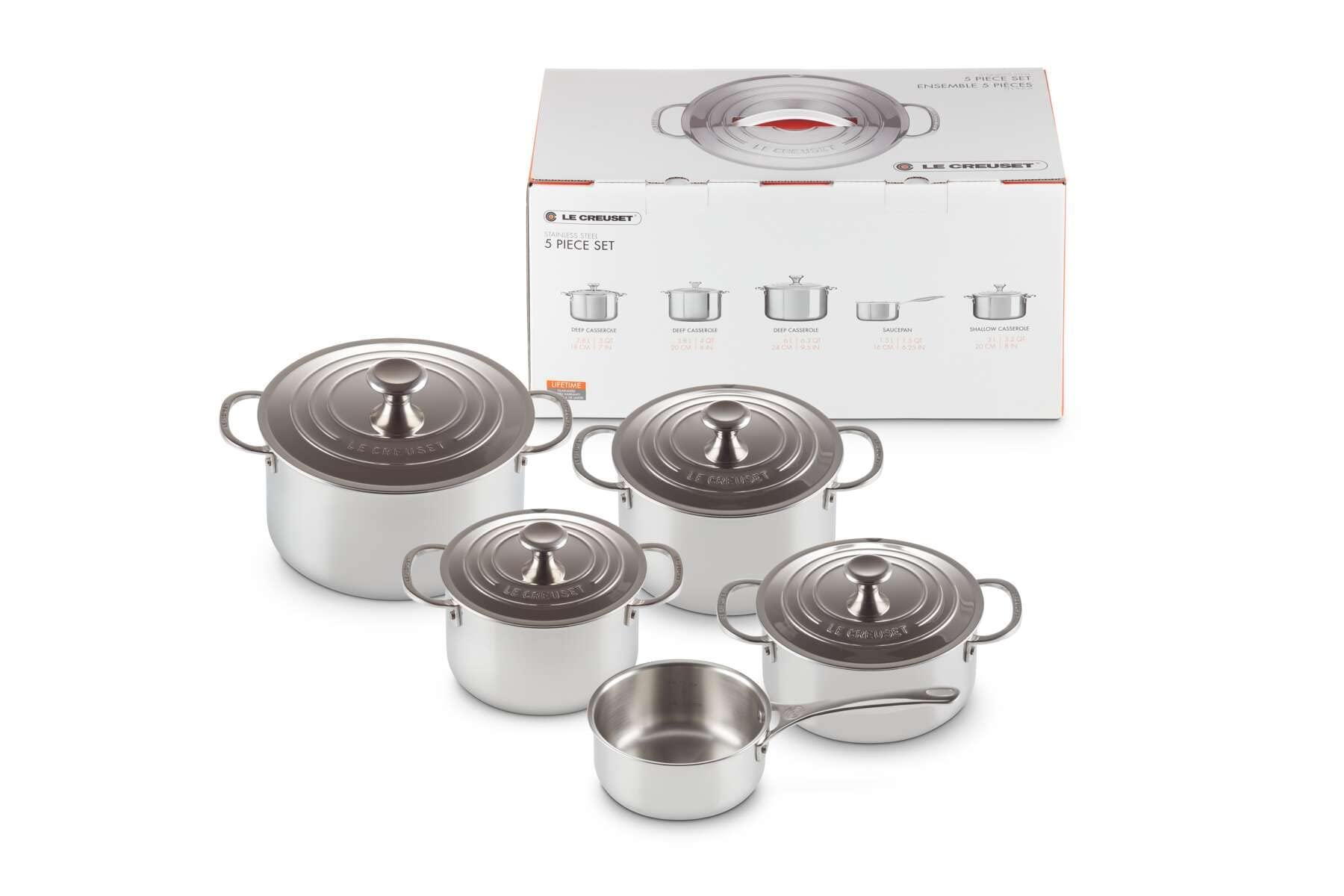 Набор кастрюль Le Creuset Signature 9 предметов (96605300000000)