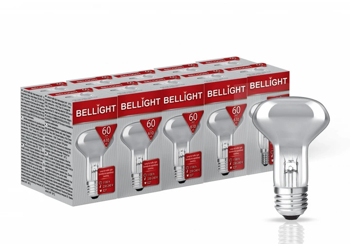 Лампа накаливания Bellight рефлекторная R63 60W E27 230V НАБОР 10 шт. (2642501756)