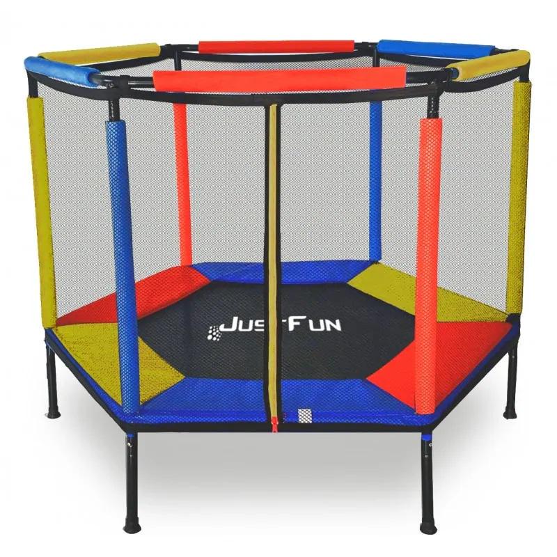 Батут-манеж Just Fun с защитной сеткой 140 см Multicolor