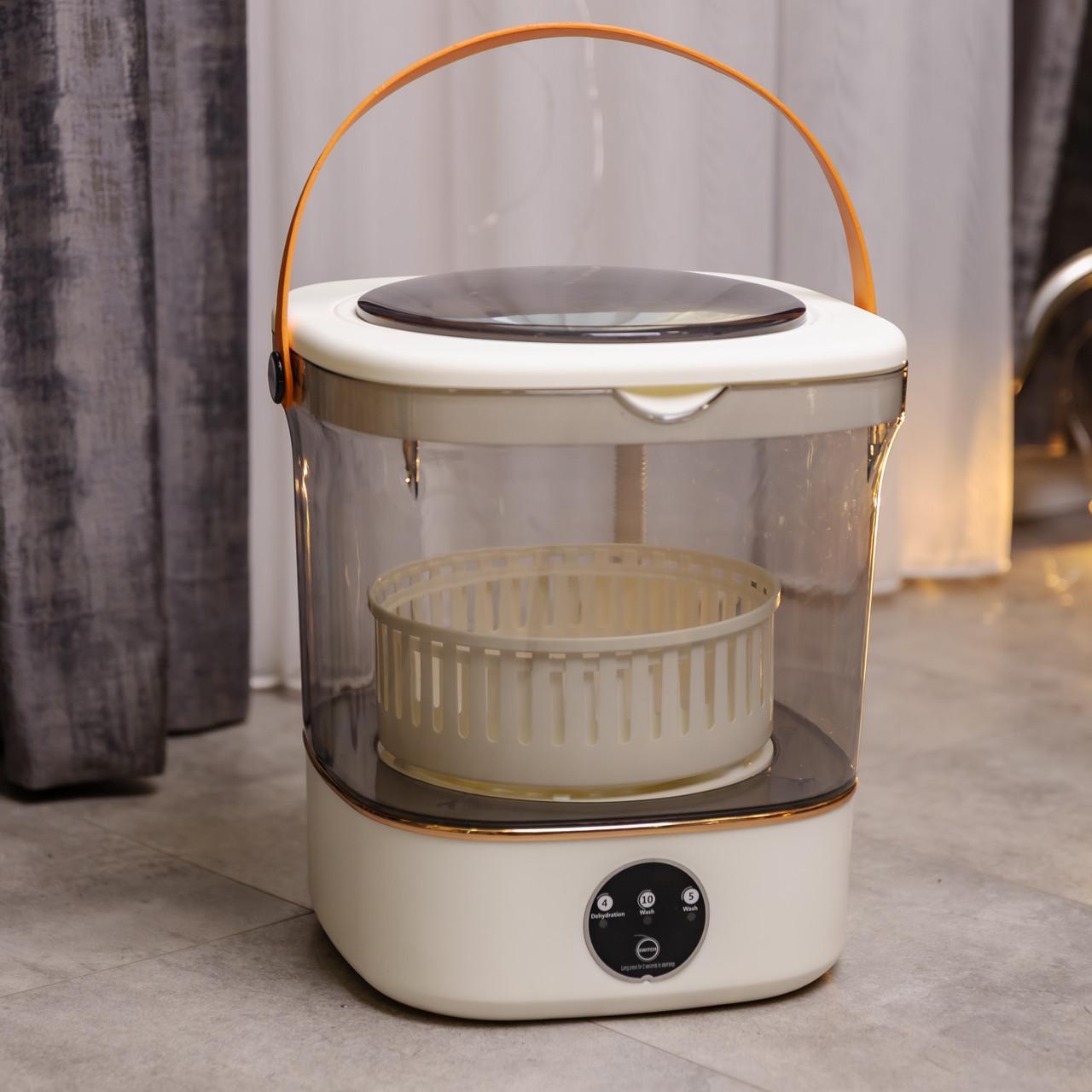 Портативная стиральная машина с отжимом 36 Вт 850 об/мин Белый (HP-35015-61W)