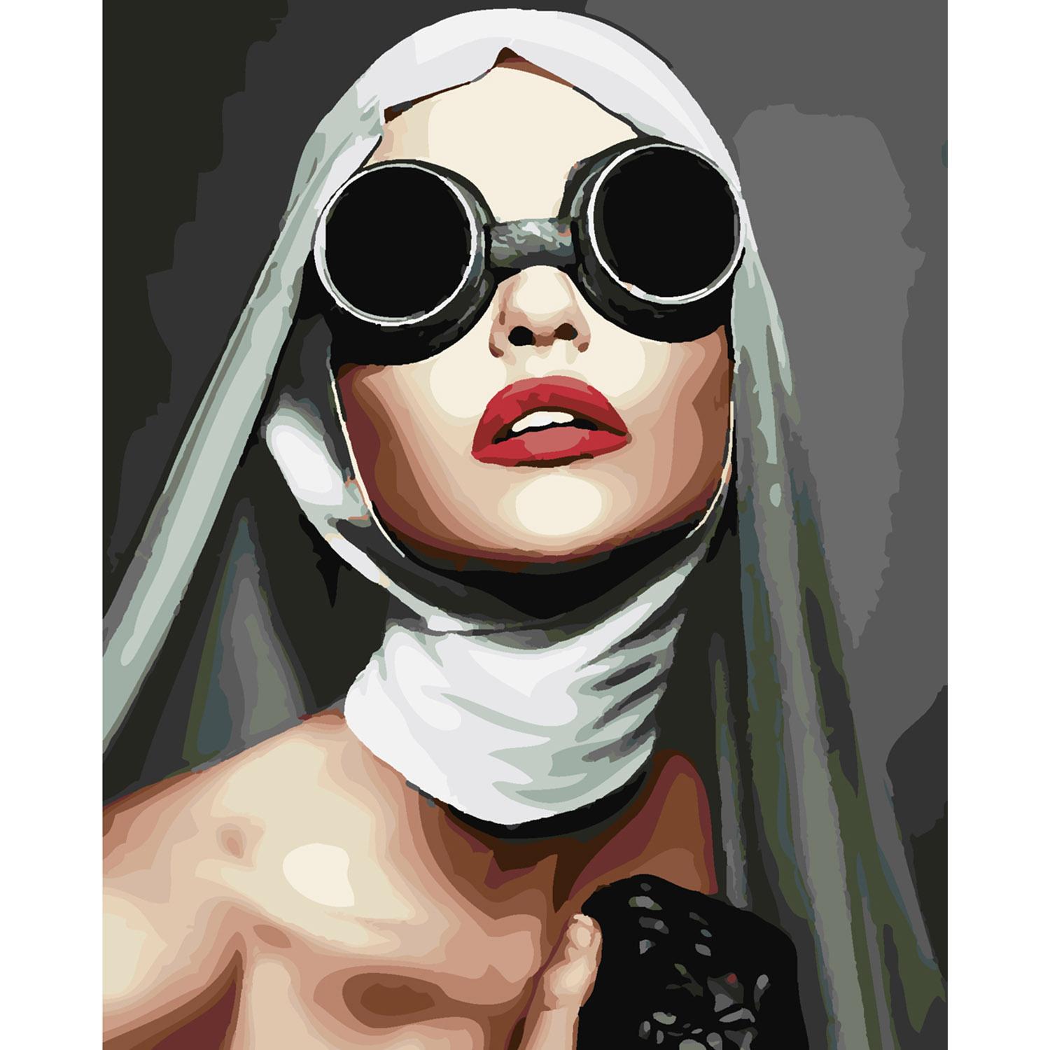 Картина за номерами Strateg Черниця з майбутнього 40х50 см (SY6324)