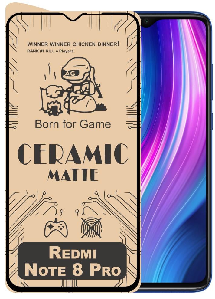 Захисна плівка керамічна Ceramic Xiaomi Redmi Note 8 Pro матова (16530)