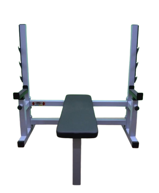 Скамейка для жима горизонтальная со страховкой профессиональная серия до 300 кг (2522949852_rn_2)
