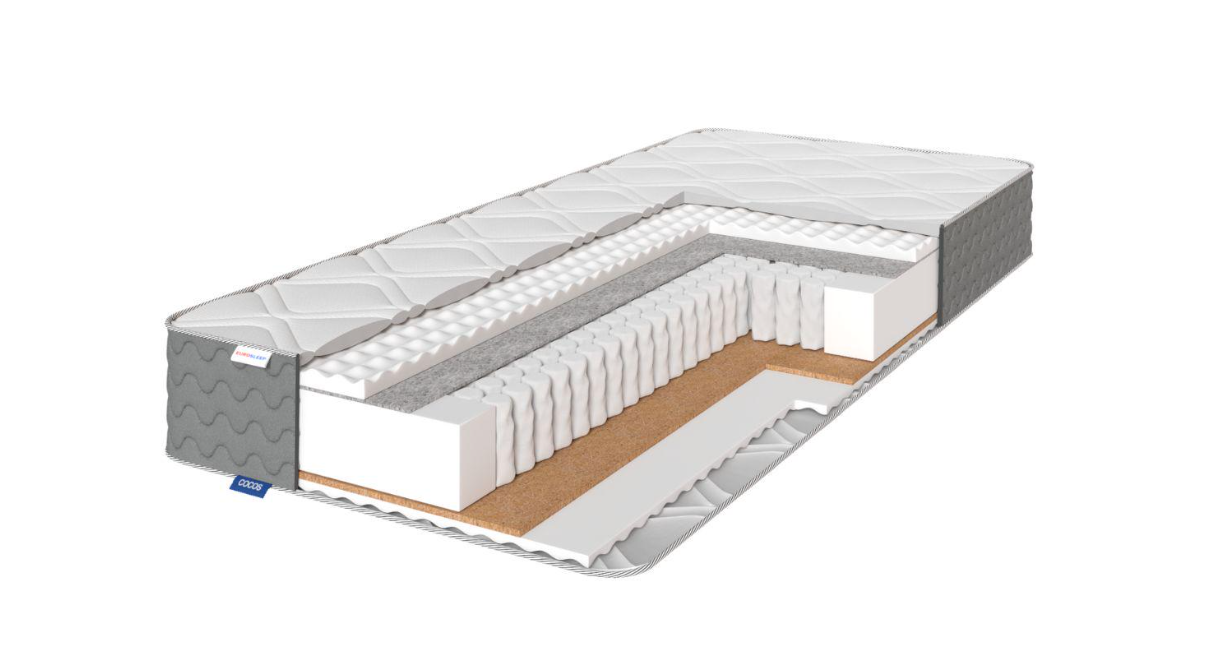 Матрас ортопедический Eurosleep PULSON PLUS 2в1 140x200 см (1677858859)