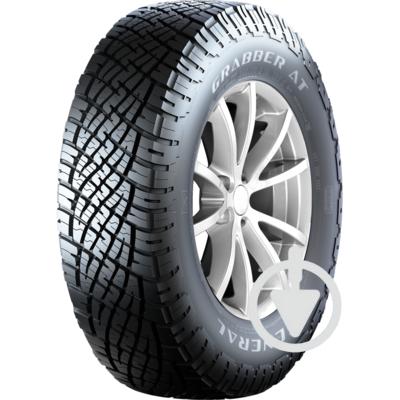 Автошина General Tire Grabber AT 255/60 R18 112H XL