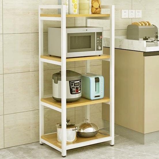 Стеллаж кухонный из дерева Мидлен 445 Зефир/Карри (СТА-4451532003)