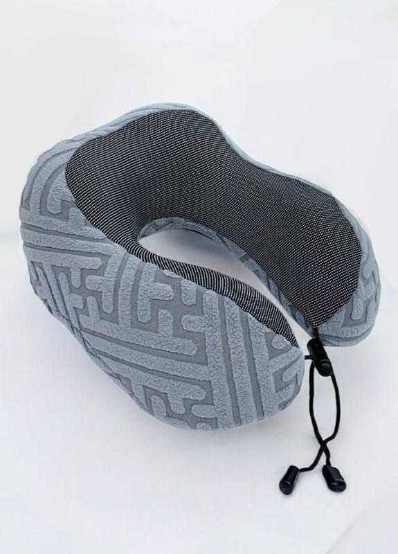 Подушка для путешествий ортопедическая Laska с эффектом памяти 28х26 см Серый (24581) Подушка для путешествий ортопедическая Laska с эффектом памяти 28х26 см Серый (24581)