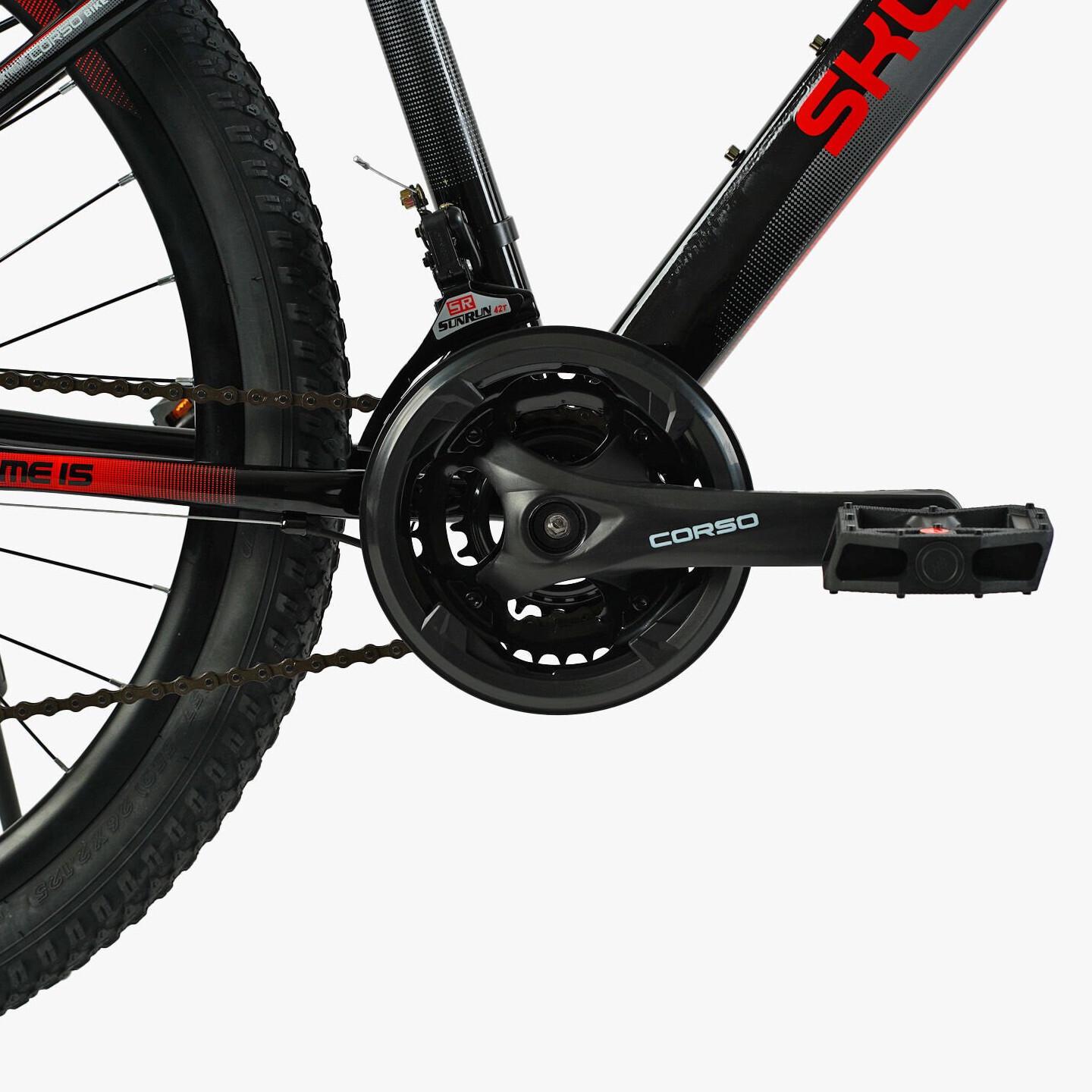 Велосипед горный Corso Skywalker 26"/15" Красный (436521491) - фото 6 Велосипед горный Corso Skywalker 26"/15" Красный (436521491) - фото 6