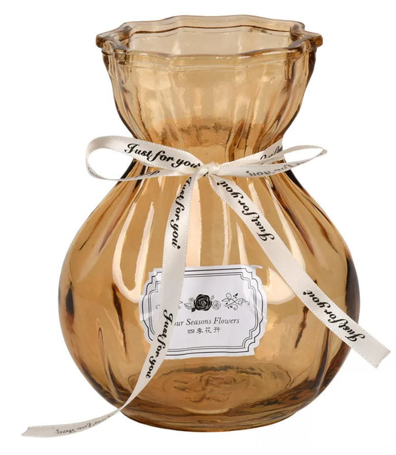 Ваза стеклянная Bouquet 18х10 см (R93877G)