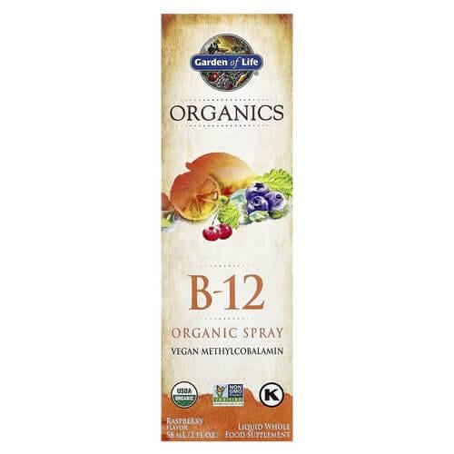 Кобаламин B-12 Garden of Life Organics B-12 Organic Spray 58 мл (GOL-11779)