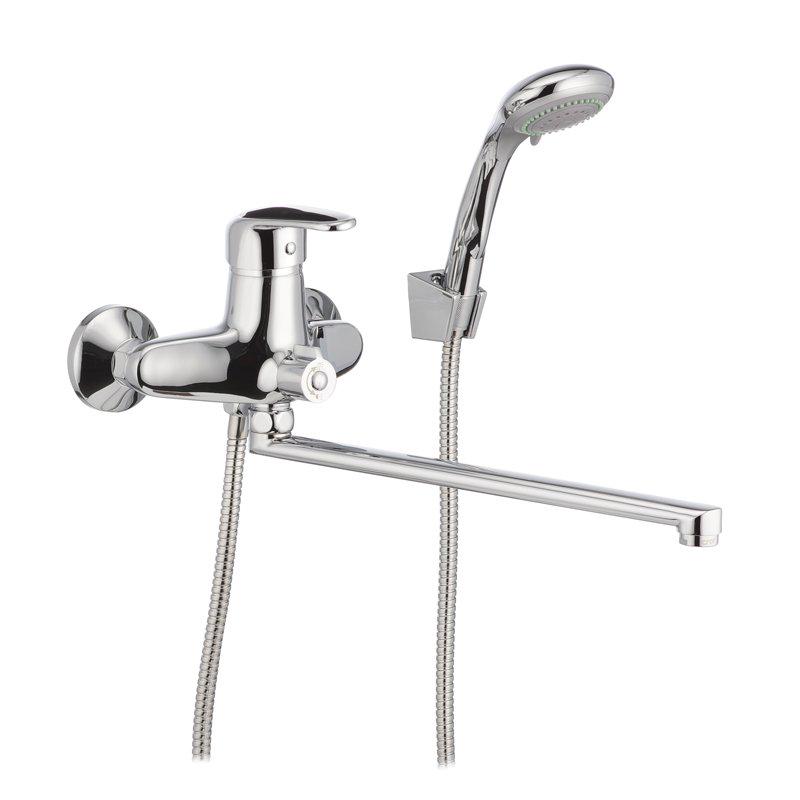 Змішувач для ванни Cron MAGIC 006 чорна ручка (CR0114)