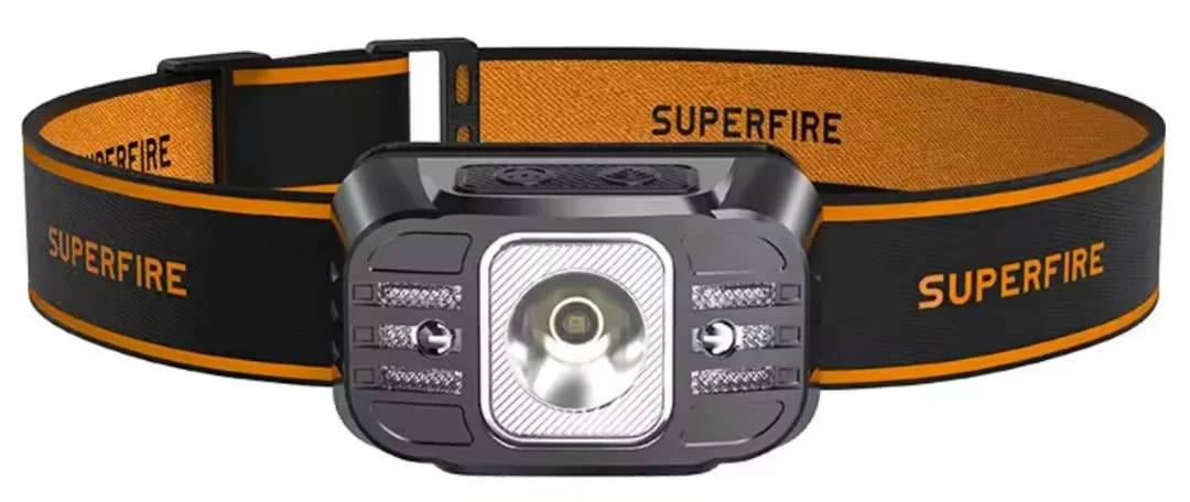 Ліхтарик налобний SuperFire HL75-S біле/червоне світло (2833256292)