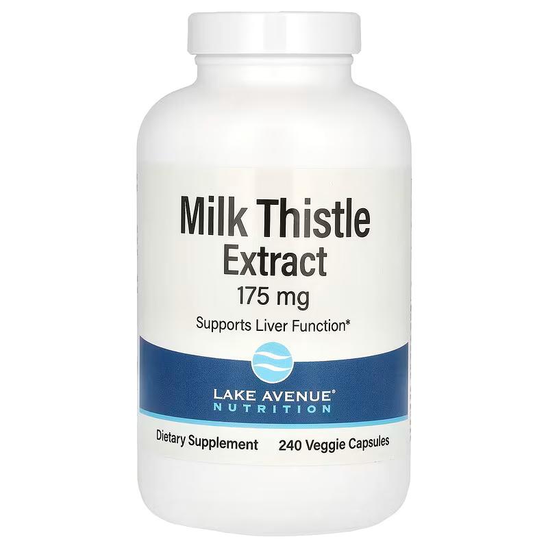 Екстракт розторопші Lake Avenue Nutrition Milk Thistle Extract 175мг 240 кап.